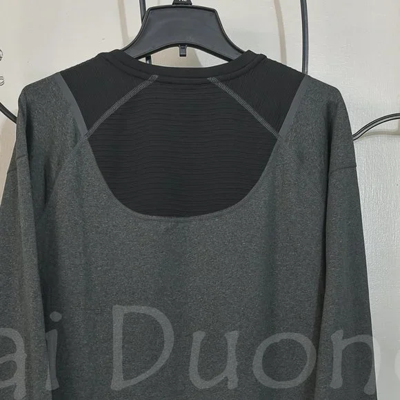 Spyder men active long sleeve Performance tee GRAY - Picture 5 of 6